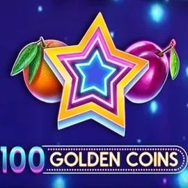 100 Golden Coins slot logo by Amusnet Interactive at Betrepublic Casino