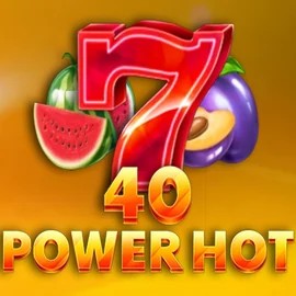 40 Power Hot online game logo by Amusnet Interactive on betrepublicscasino.ca