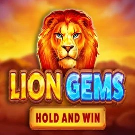 Lion Gems Hold and Win slot logo by Playson at Betrepublic Casino