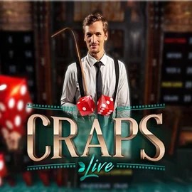 Live Craps logo by Evolution at Betrepublic Casino