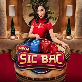 Mega Sic Bac online game logo by Pragmatic Play on betrepublicscasino.ca
